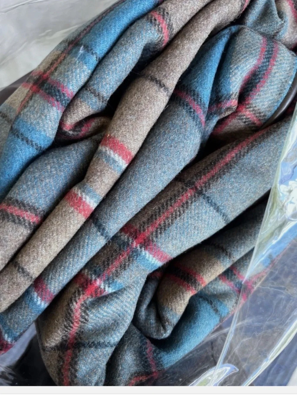 Theo Farmhouse / Country Wool Plaid Duvet Cover Eastern Accents